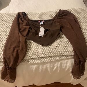 Urban Outfitters Brown Blouse size S